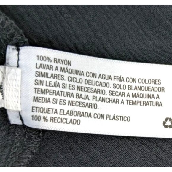 Mossimo Supply Co Small Black Rayon Tank Top 40g - Picture 5 of 6